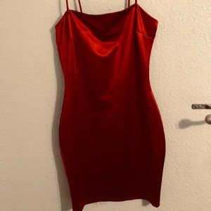 RED MINI DRESS